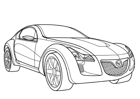 Mazda Boyama Sayfası