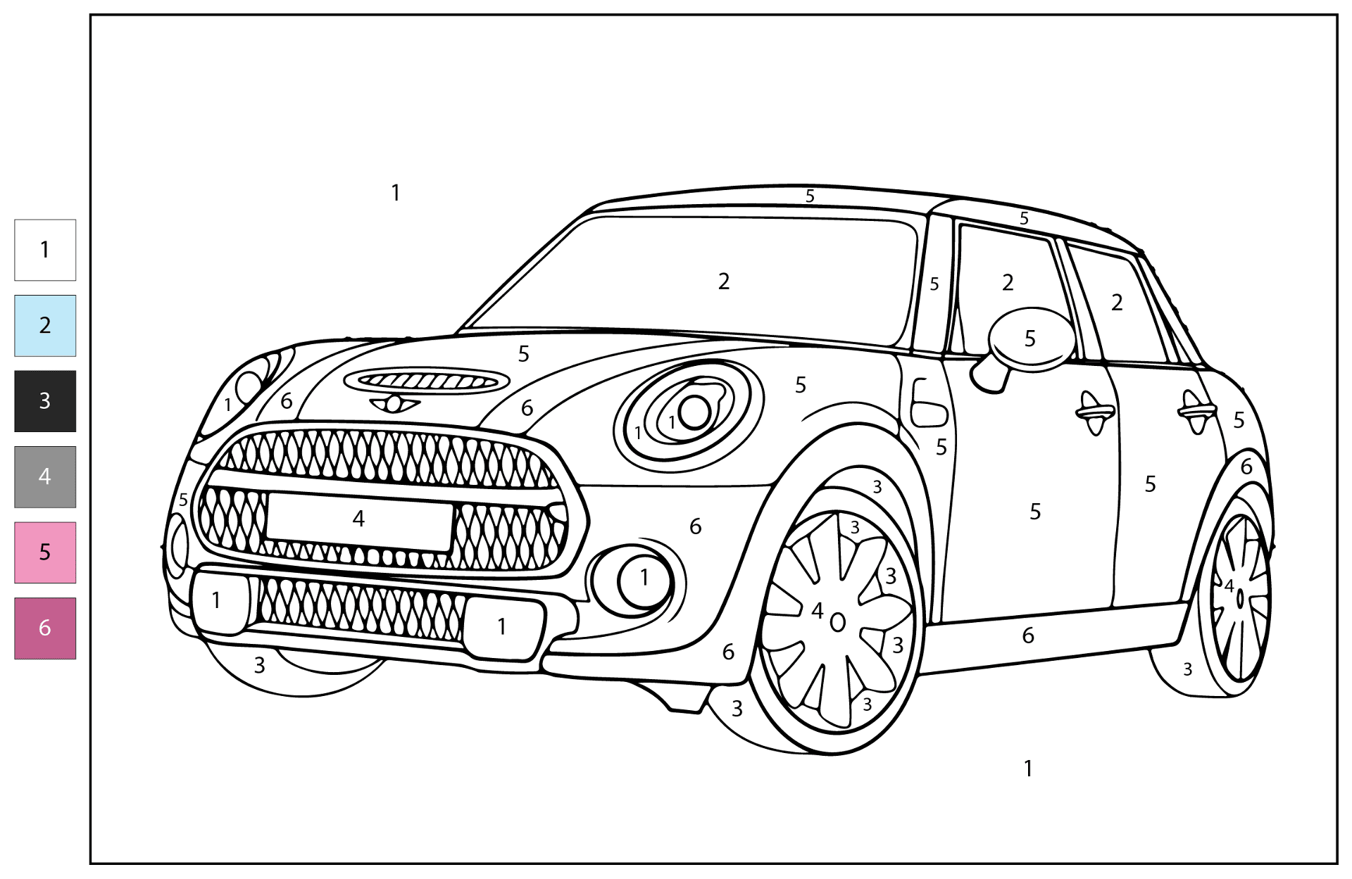 Mini Cooper Boyama Sayfası