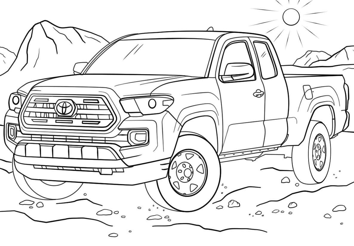 Toyota Boyama Sayfası