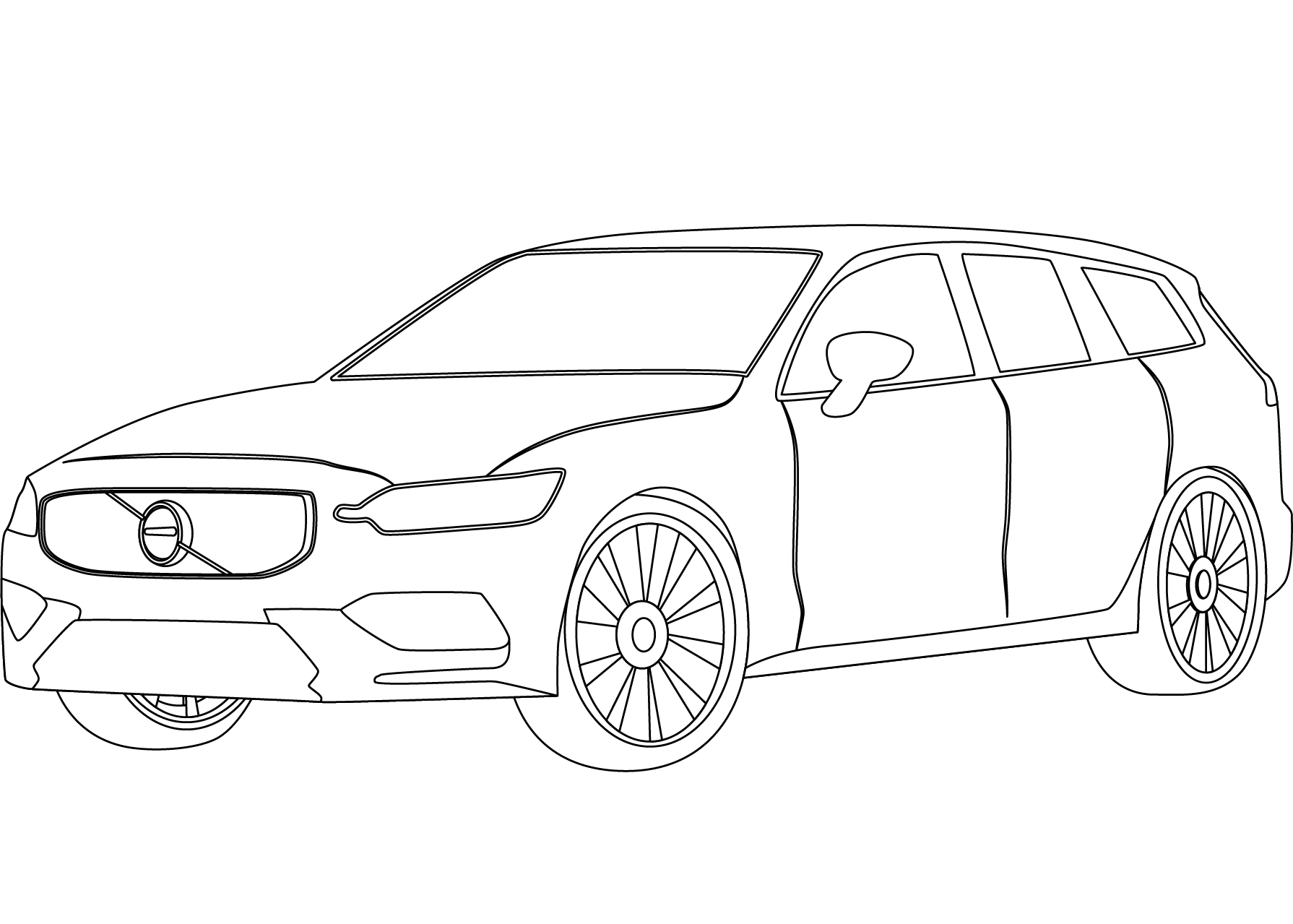 Volvo Boyama Sayfası