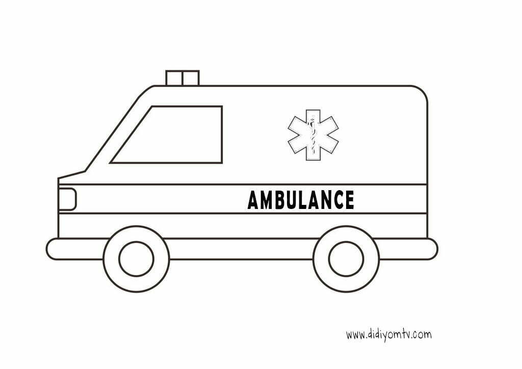 Ambulans Boyama Sayfası