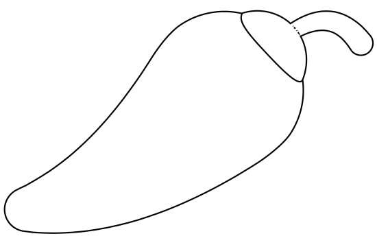 Biber Boyama Sayfası