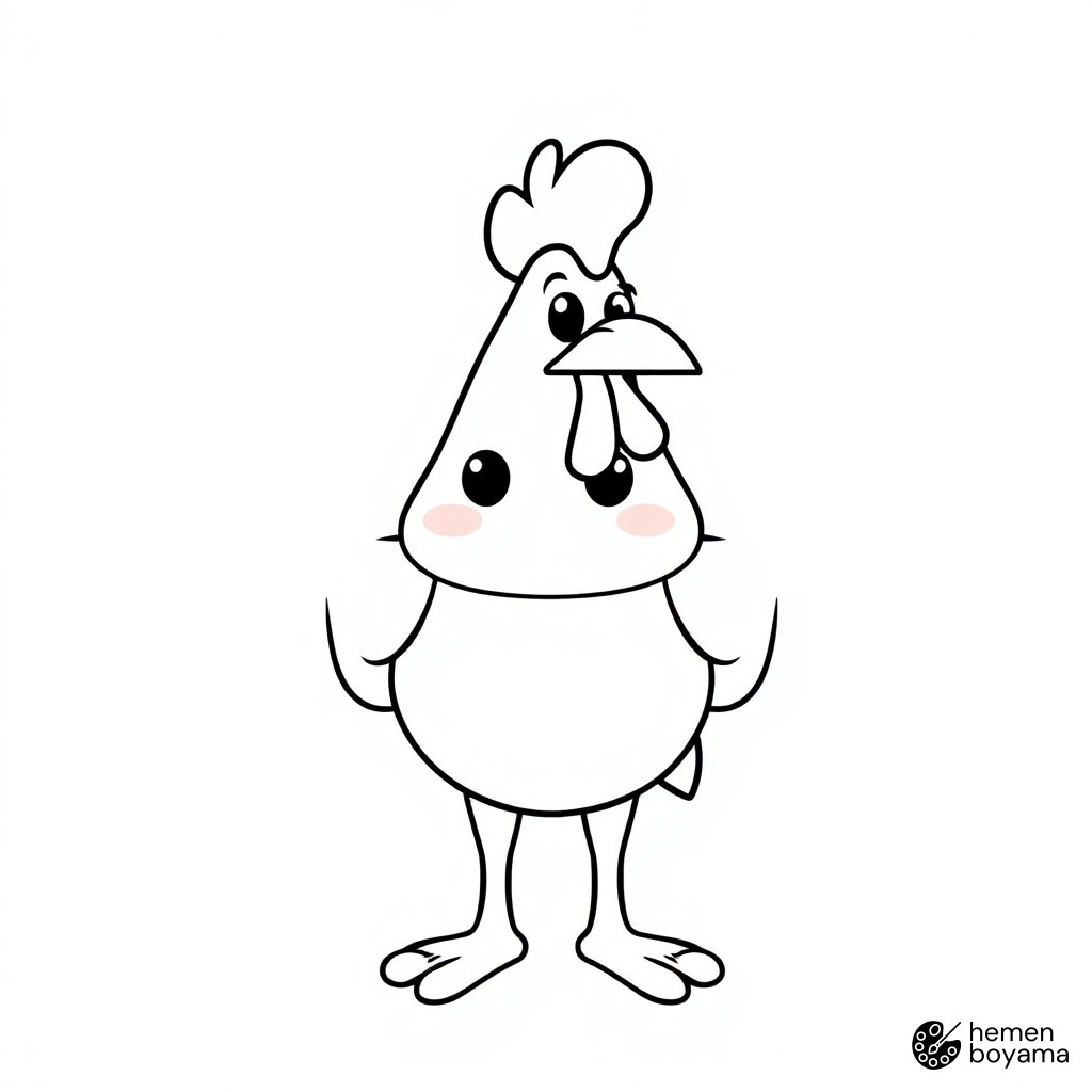 Foghorn Leghorn Boyama Sayfası