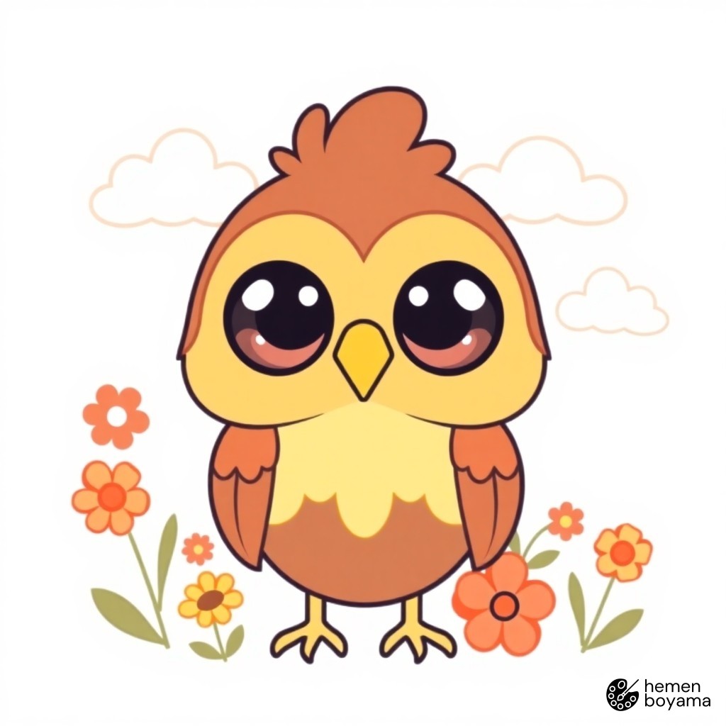 Şahin Henery Hawk Boyama Sayfası