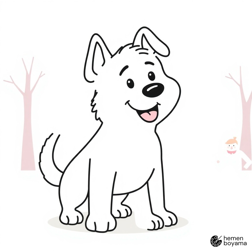 Kyle Gru Köpeği Boyama Sayfası
