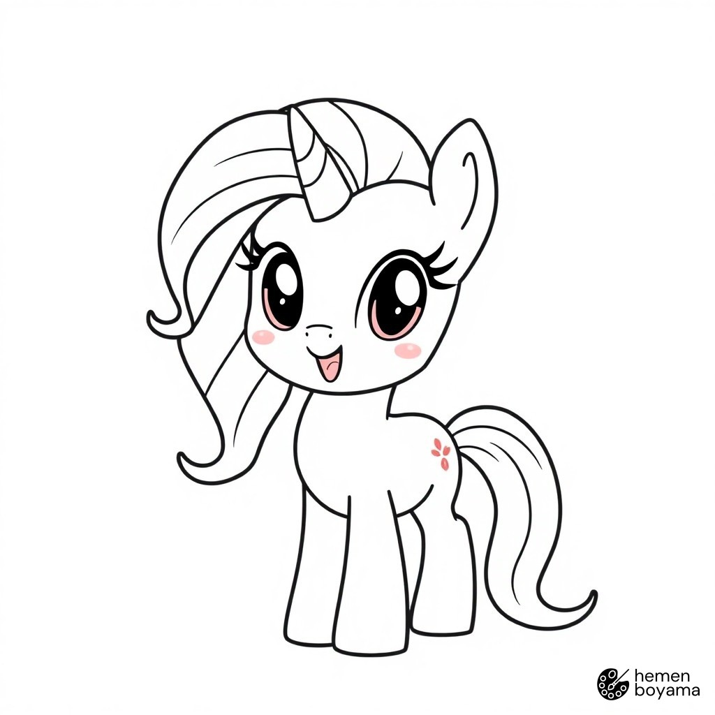 Rainbow Dash Boyama Sayfası