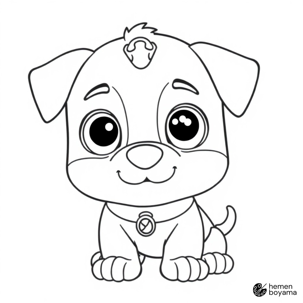 Mighty Pups Marshall Boyama Sayfası
