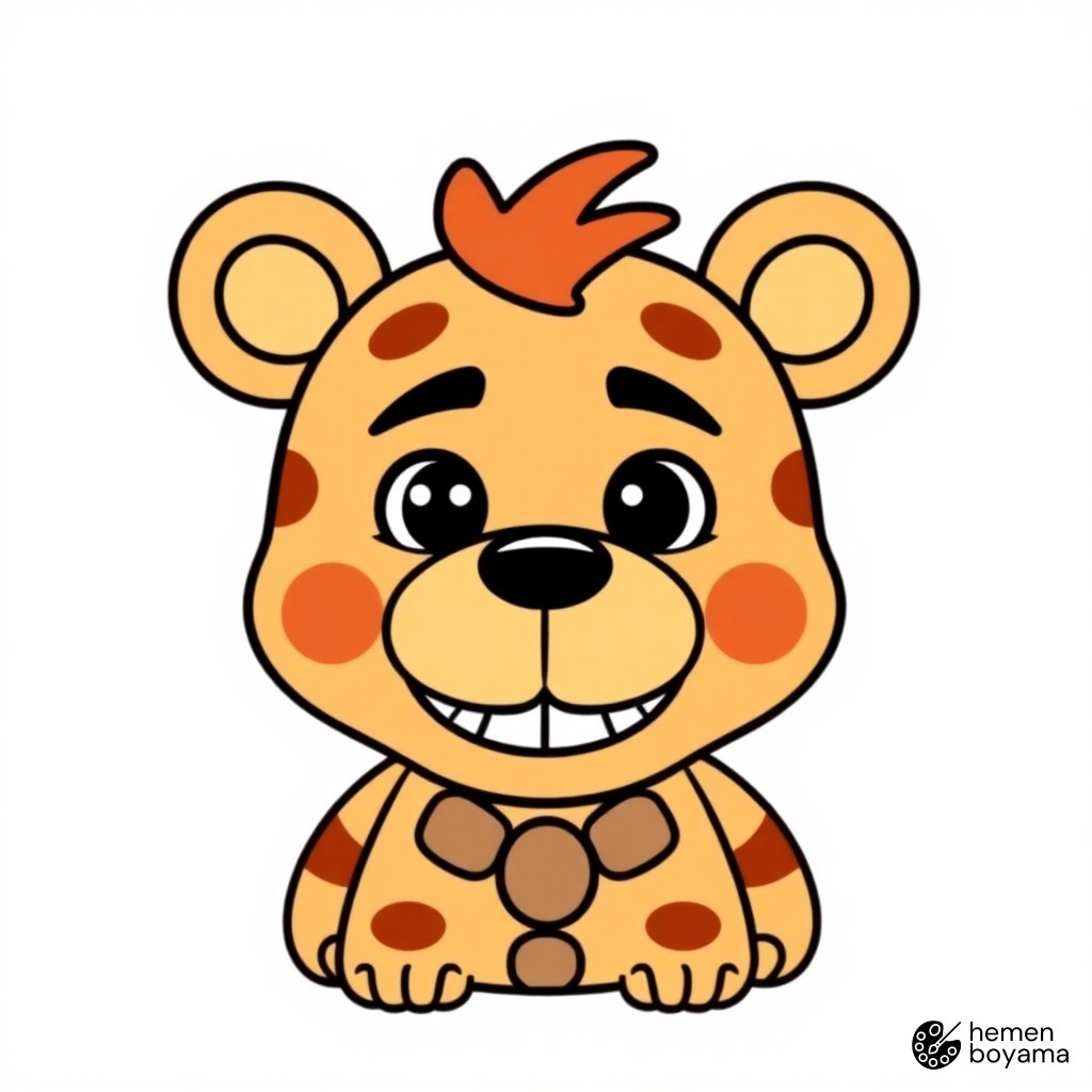FNAF Boyama Kitabı Boyama Sayfası