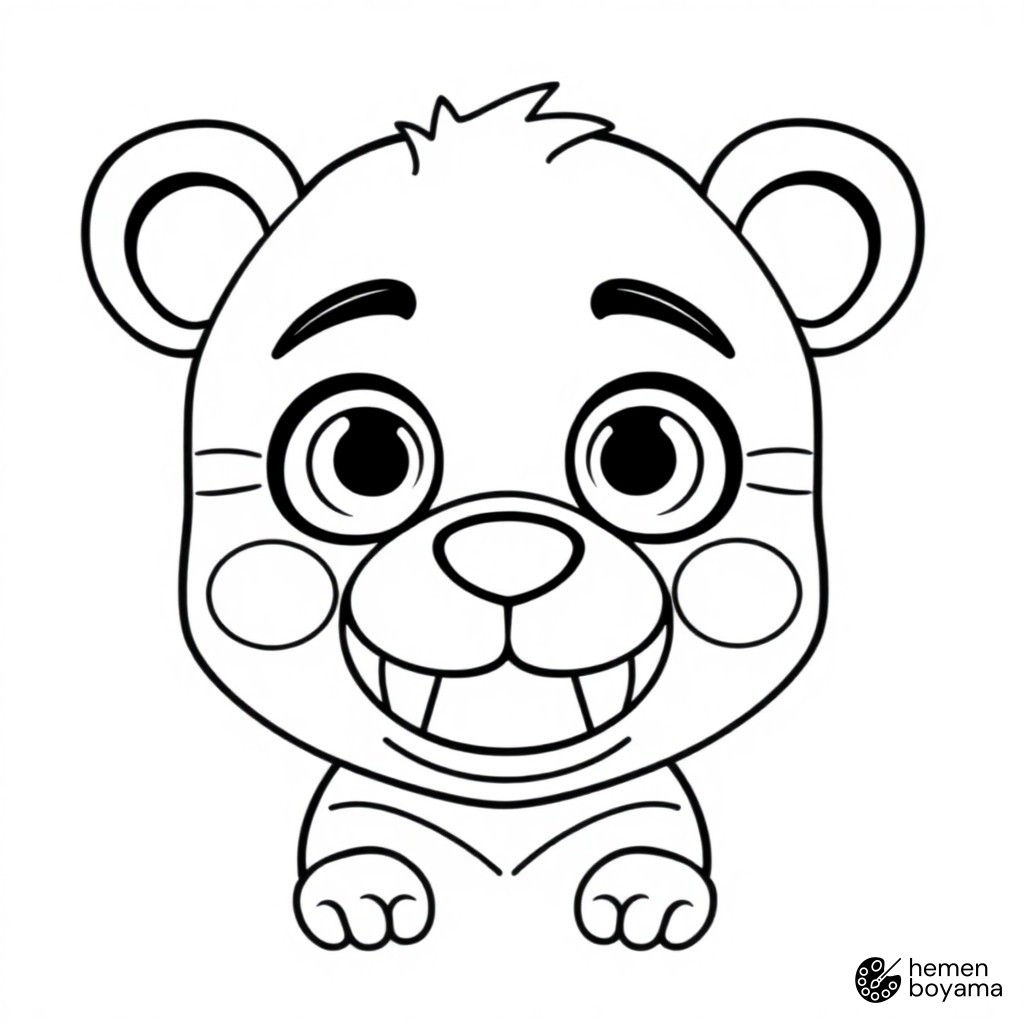 FNAF Çizimleri Boyama Sayfası