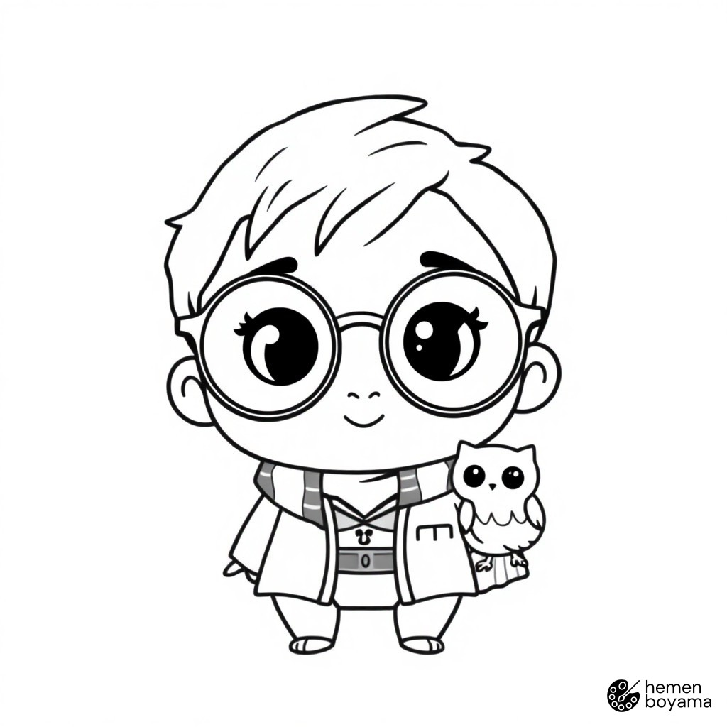 Harry Potter Çizimleri Boyama Sayfası