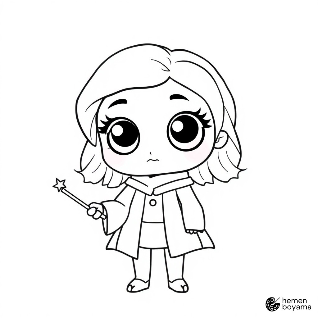 Luna Lovegood Boyama Sayfası