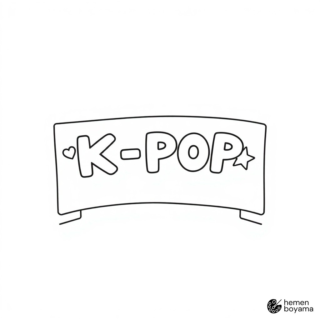 K-Pop Hayran Pankartı