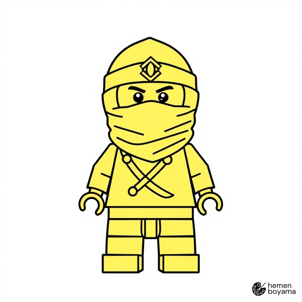 Altın Ninja Figürü