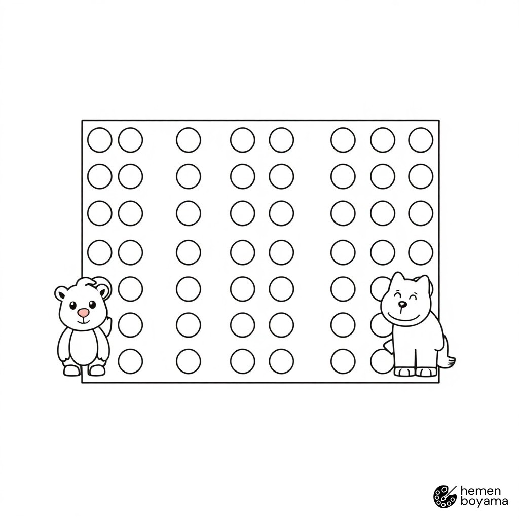 LEGO Taban Plakası Boyama Sayfası