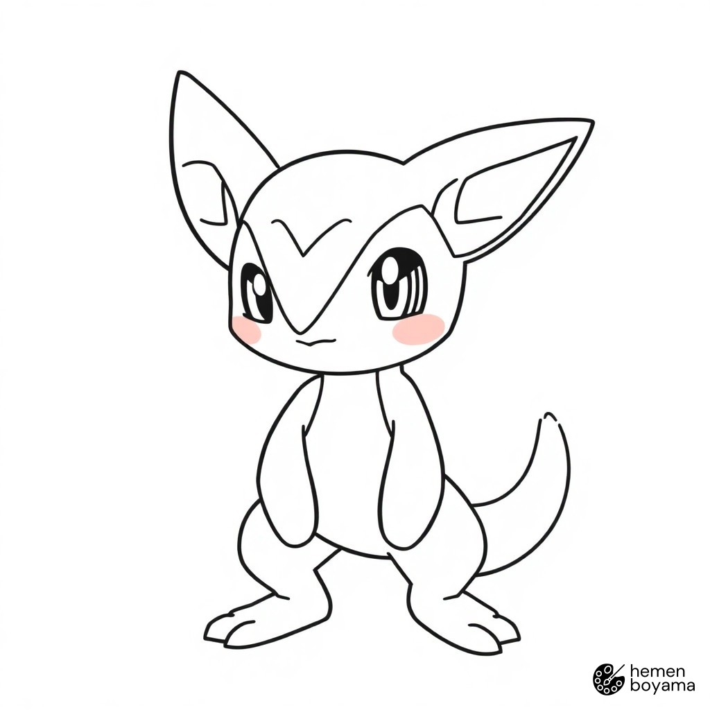 Greninja Boyama Sayfası