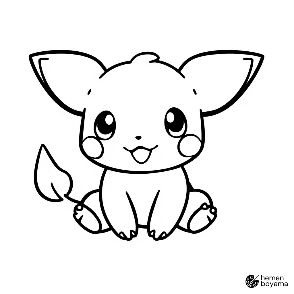 Nadir Pokémon Kartı Boyama Sayfası