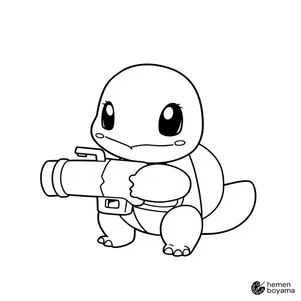 Squirtle Su Tabancası