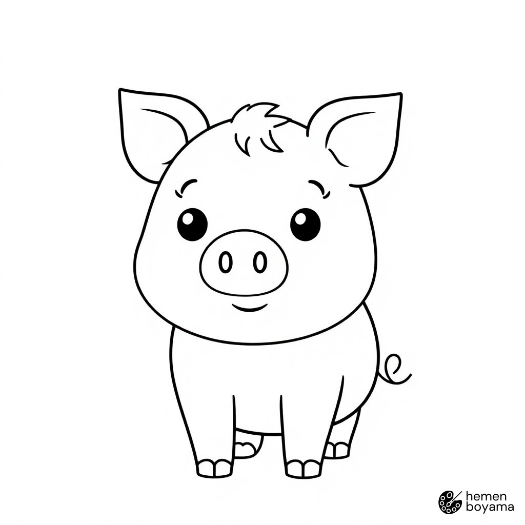 PickyPiggy Boyama Sayfası