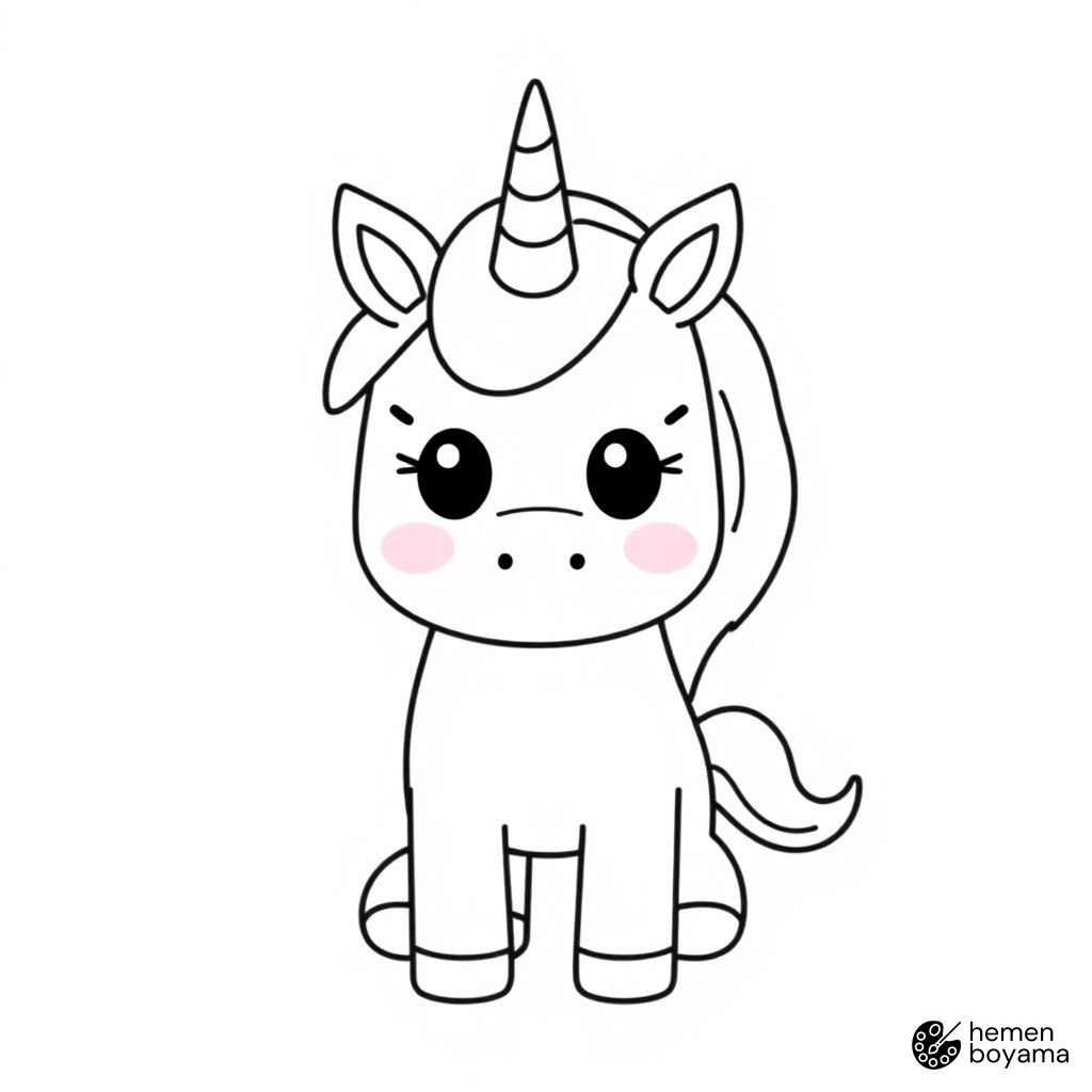 Adopt Me Unicorn Boyama Sayfası