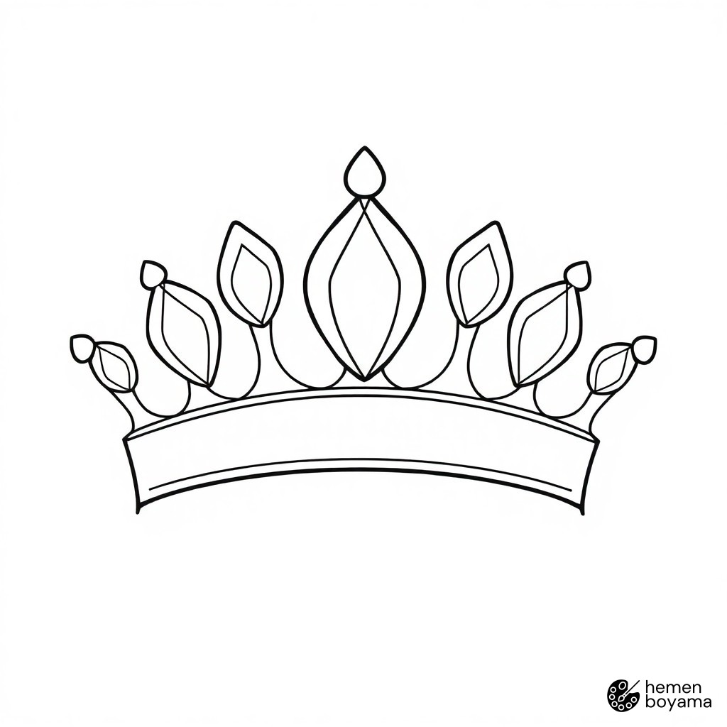 Royale High Tacı Boyama Sayfası