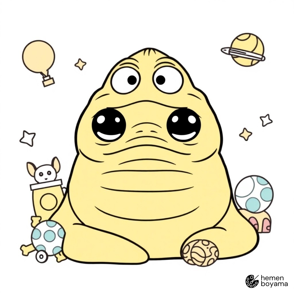 Jabba the Hutt Boyama Sayfası
