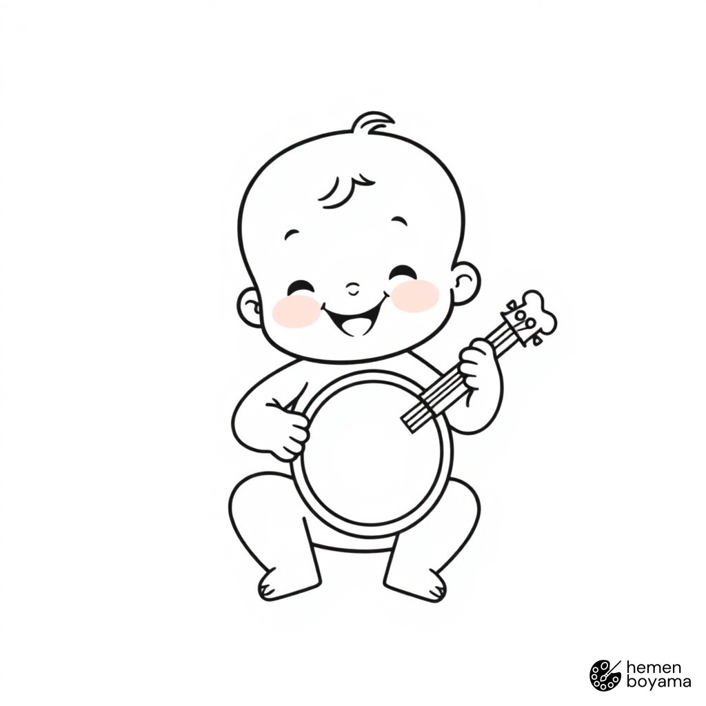 Büyük Müzik Festivali Boyama Sayfası