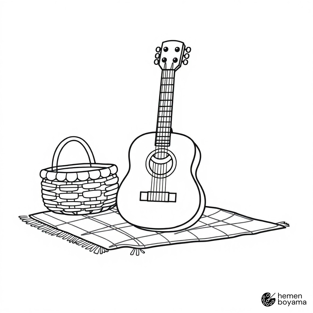 Piknikte Gitar Çalma