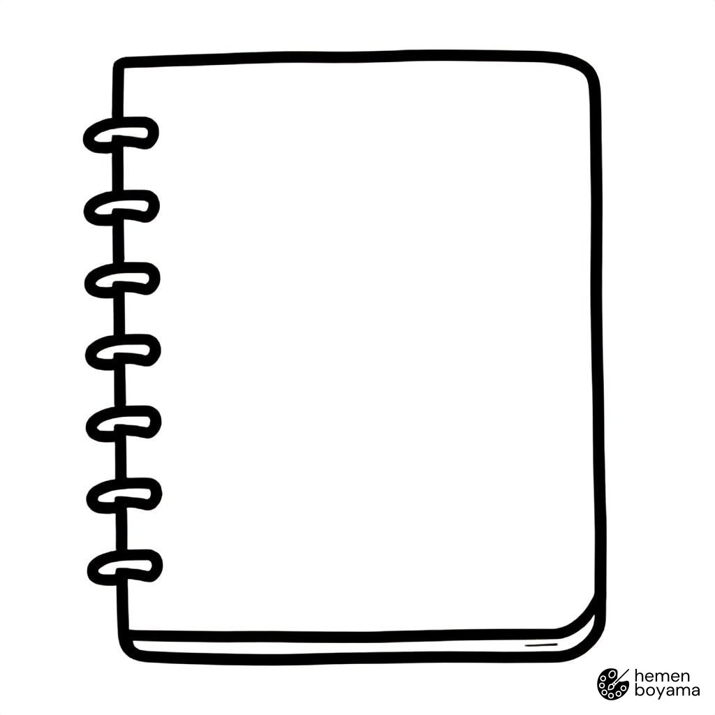 Defter Boyama Sayfası