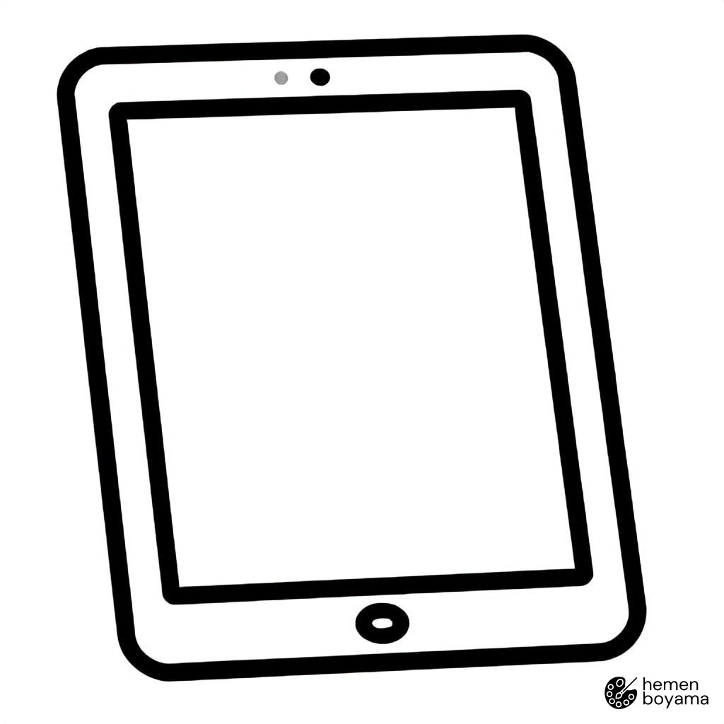Tablet Boyama Sayfası