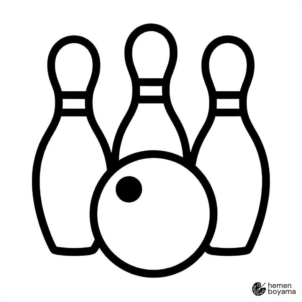Bowling Seti Boyama Sayfası
