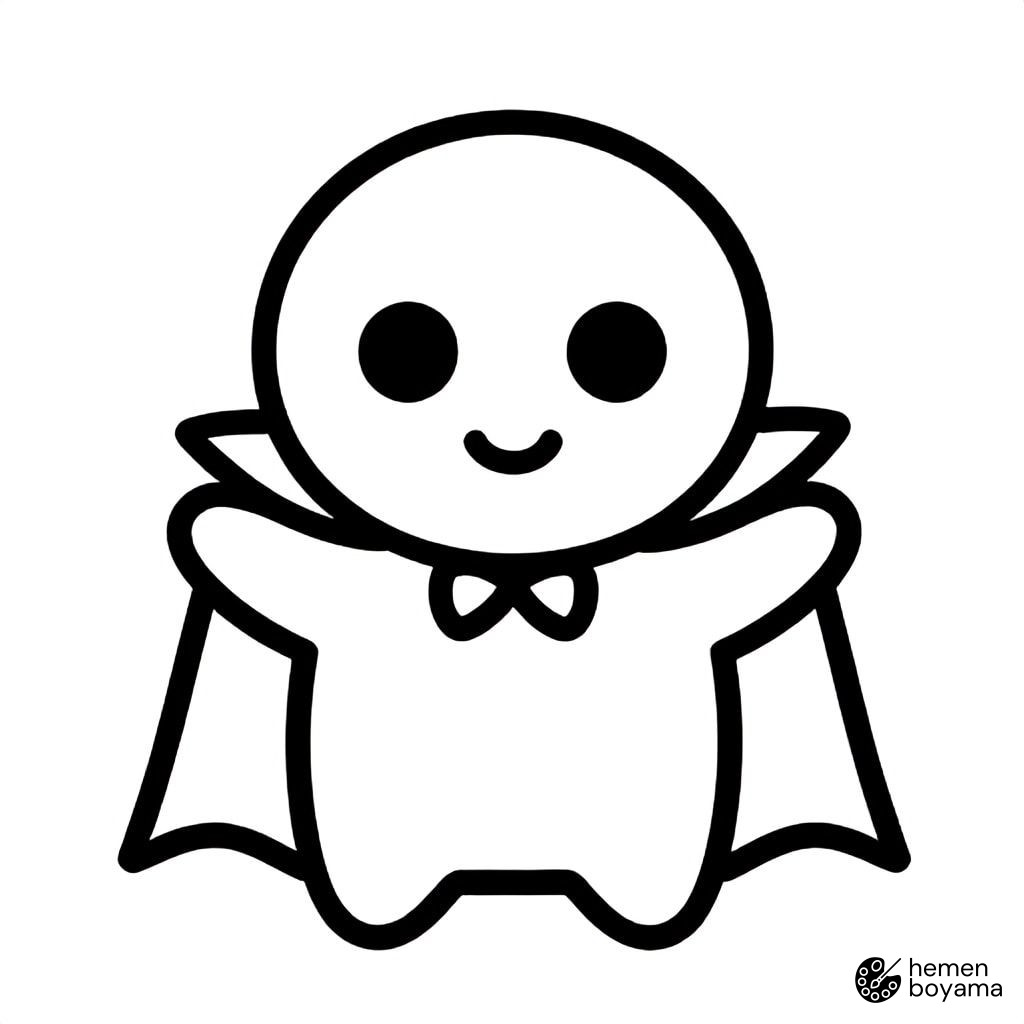 Vampir Boyama Sayfası