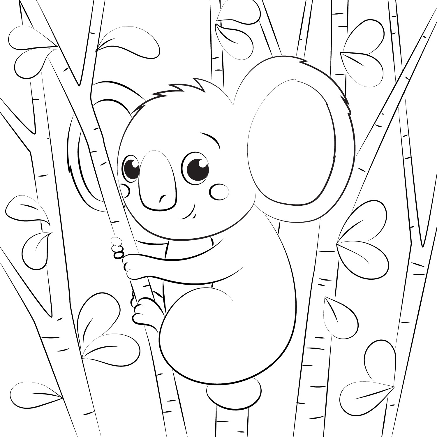 Koala Boyama Sayfası