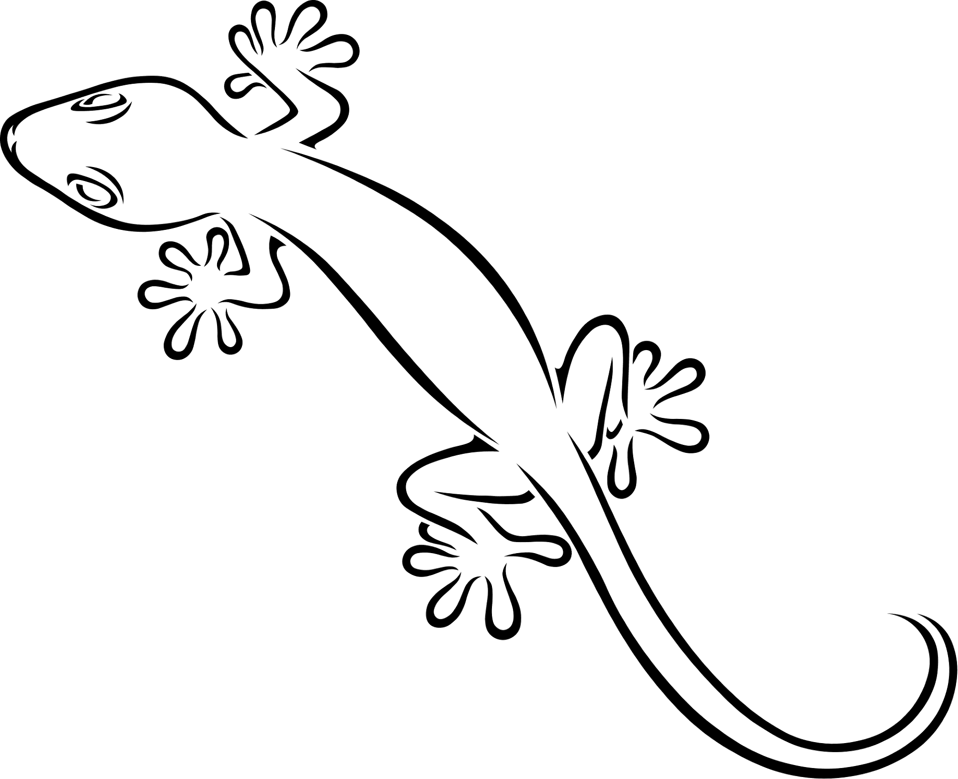 Kertenkele Boyama Sayfası