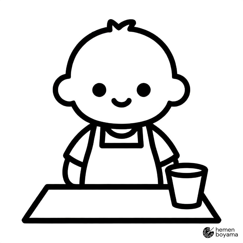 Barista Boyama Sayfası