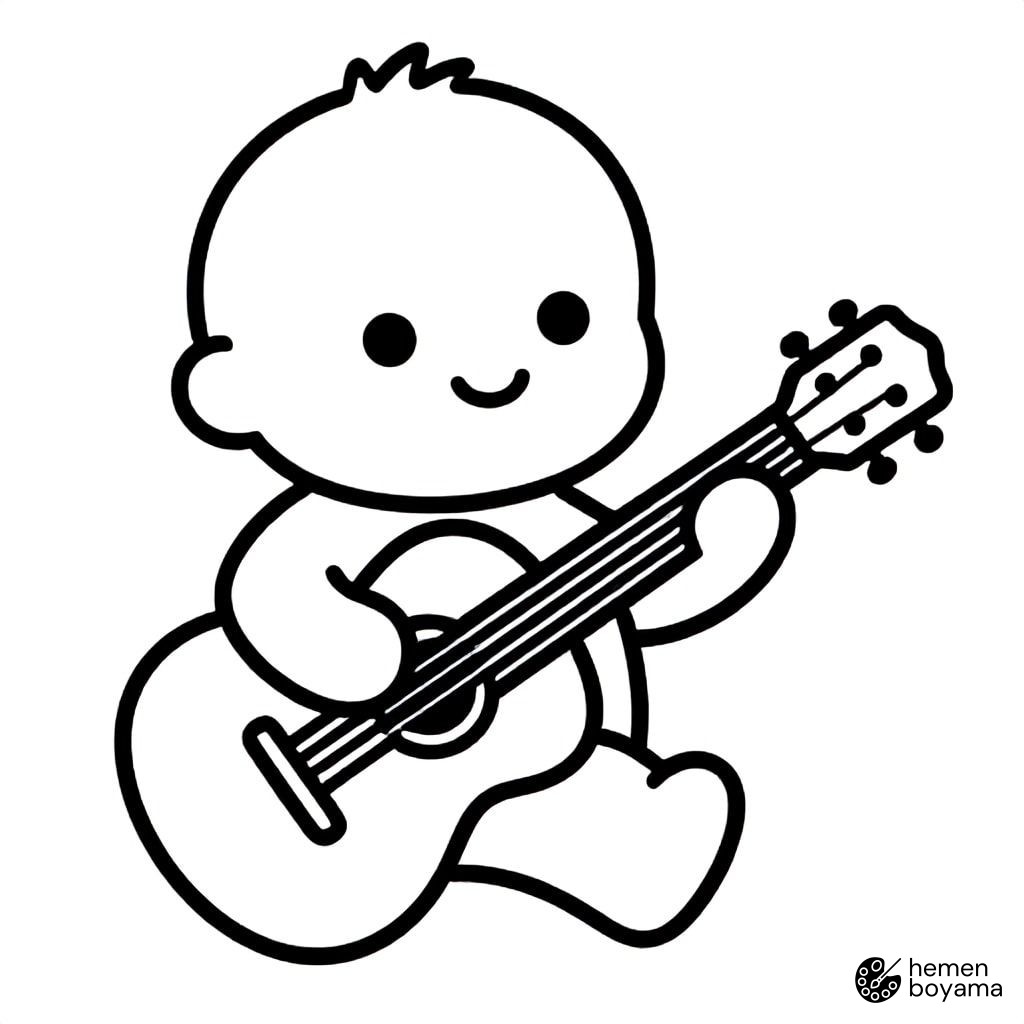 Gitarist Boyama Sayfası