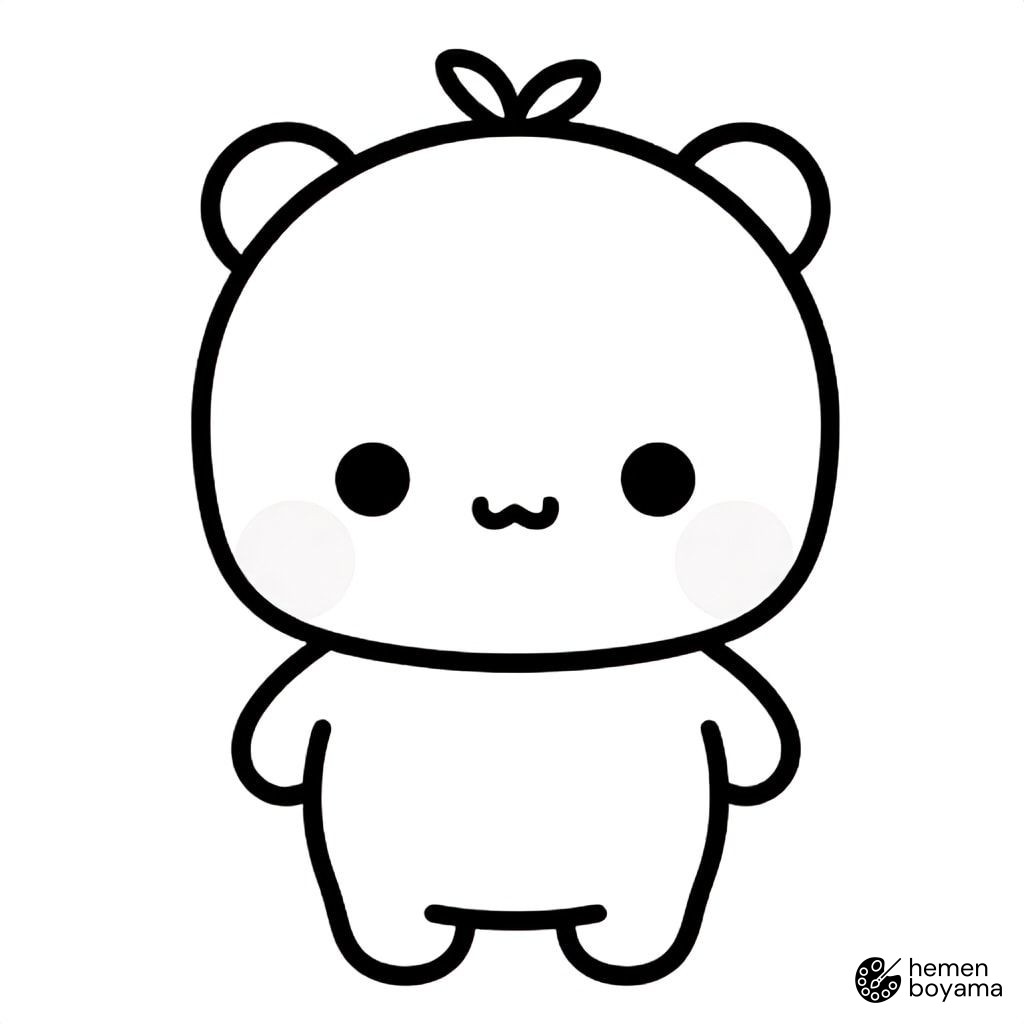 Chibi Karakter Boyama Sayfası