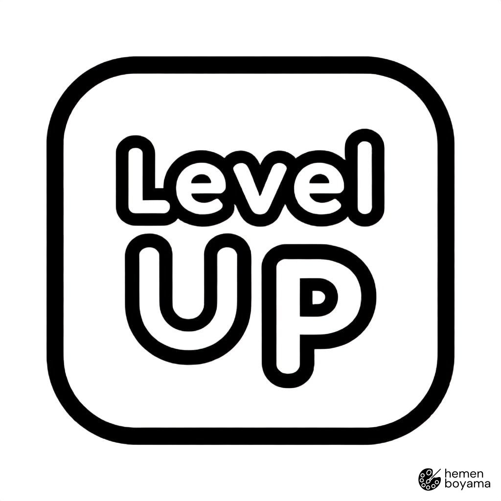 Seviye Atlama Level Up İkonu