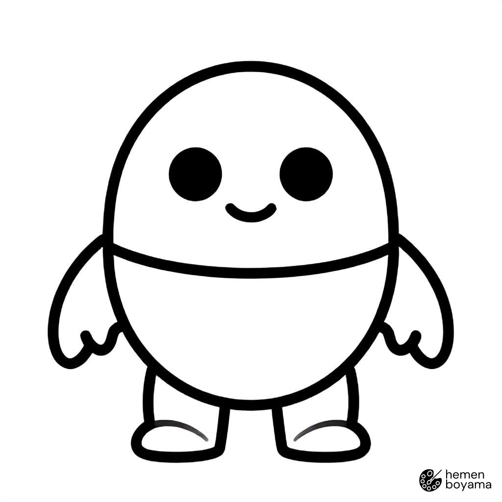 Derin Su Altı Robotu Boyama Sayfası