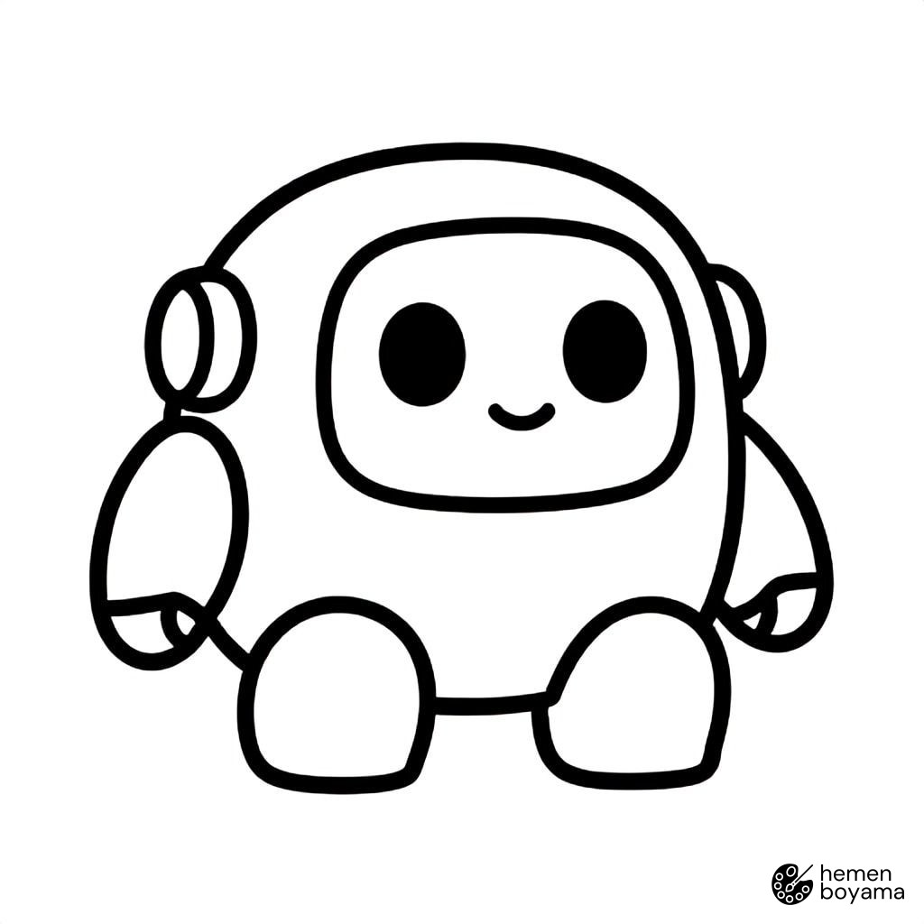 Dönüşen Araç Robot Boyama Sayfası
