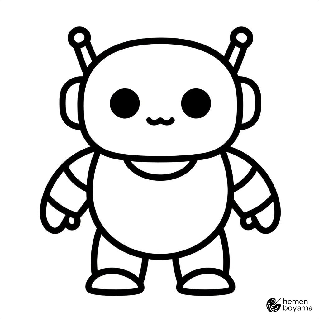 Robotik Dış İskelet Zırhı Boyama Sayfası
