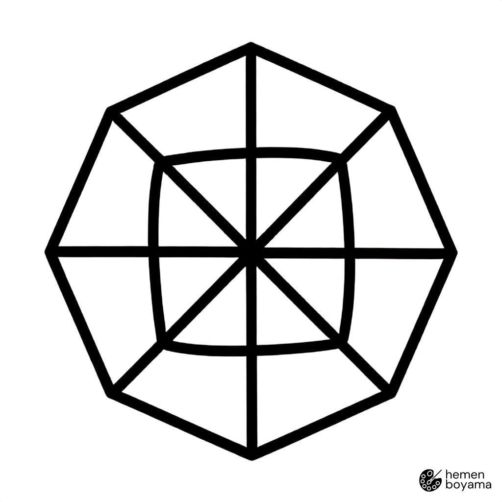 İmkansız Geometri Boyama Sayfası