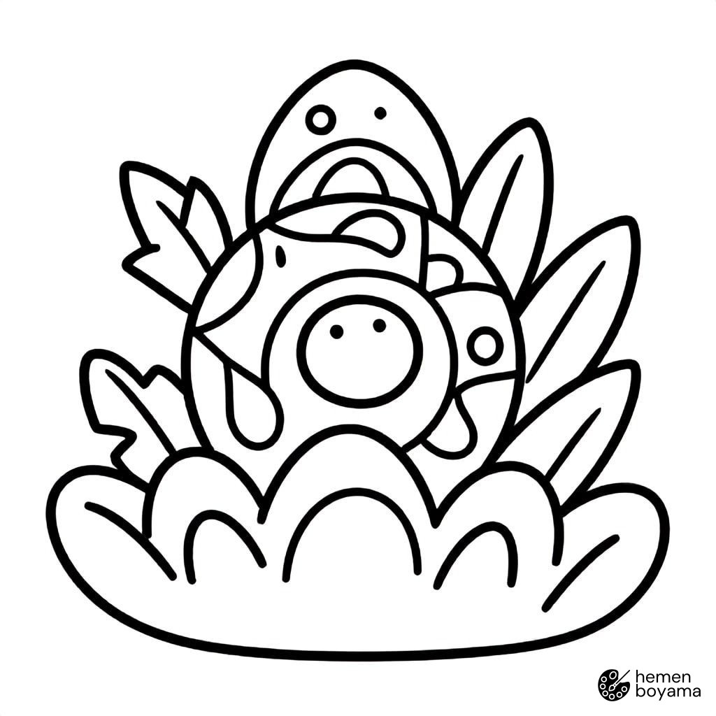 Zentangle Doğa Boyama Sayfası
