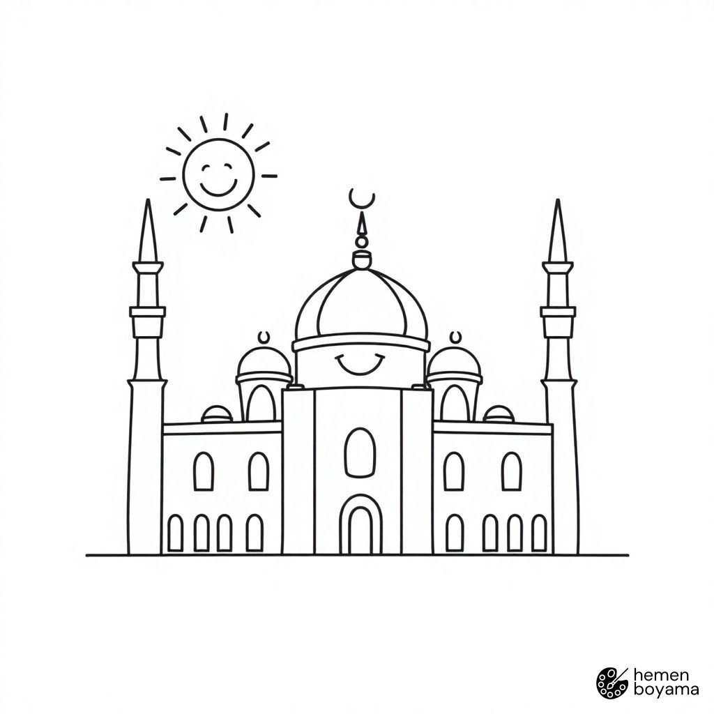 Sultanahmet Camii Boyama Sayfası