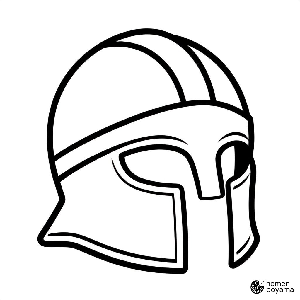 Antik Kask Boyama Sayfası