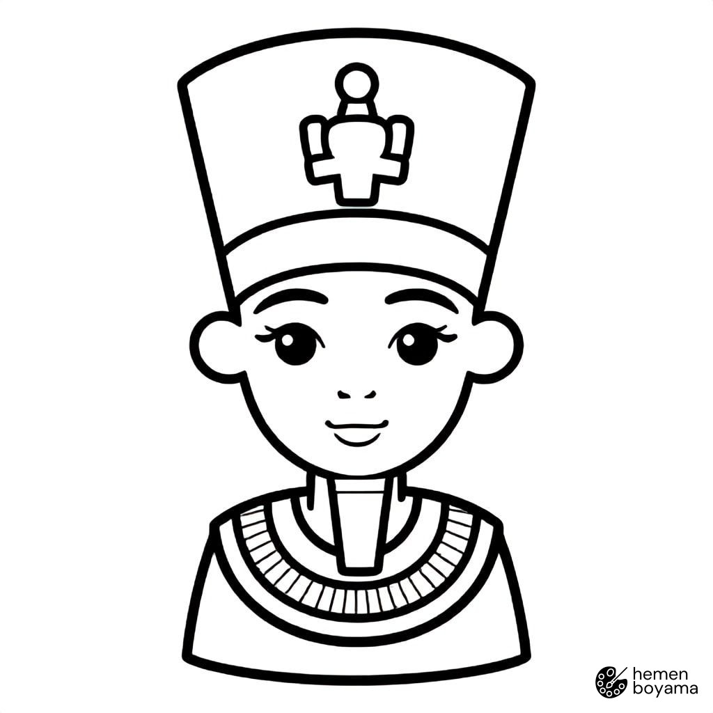 Nefertiti Boyama Sayfası