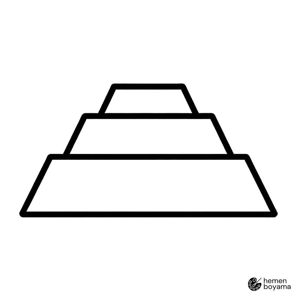 Ziggurat Boyama Sayfası