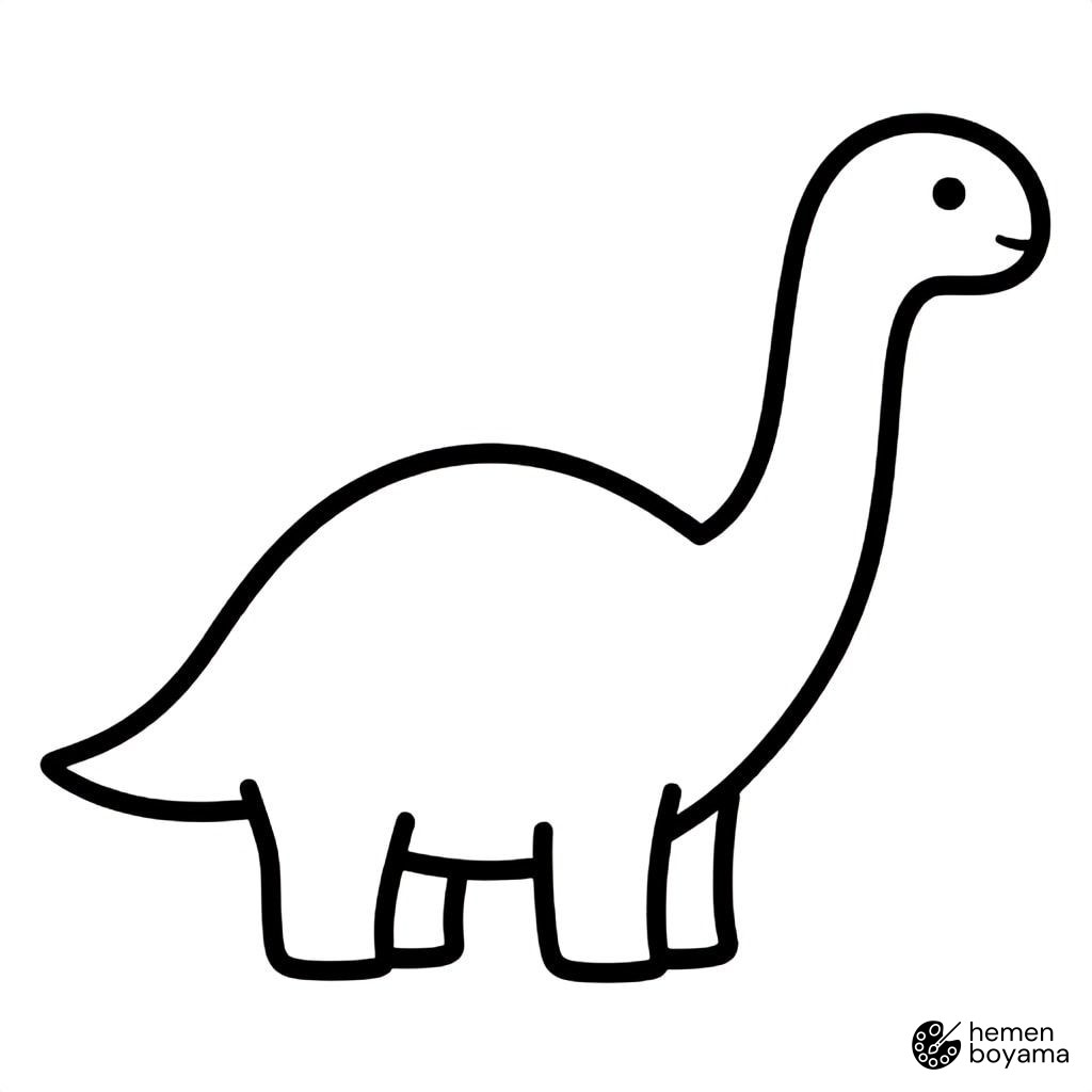 Amargasaurus Boyama Sayfası