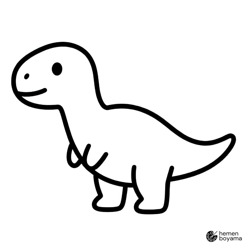 Baryonyx Boyama Sayfası
