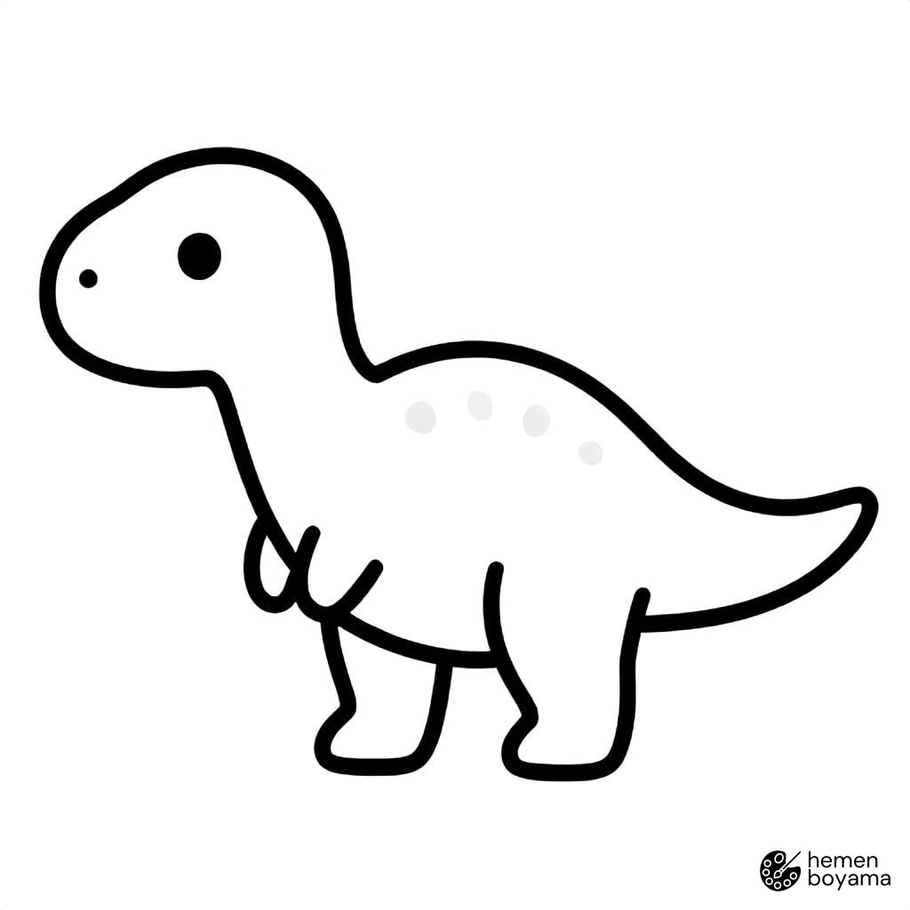 Compsognathus Boyama Sayfası