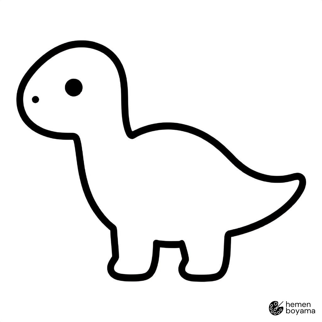 Gallimimus Boyama Sayfası